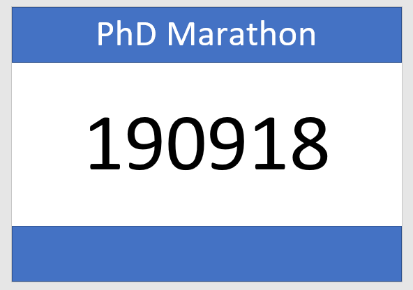 PhD Marathon 3
